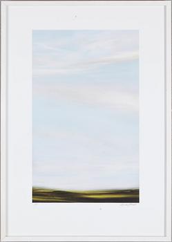 Cecilia Haupt · CECILIA HAUPT, färglitografi, signerad, provtryck.