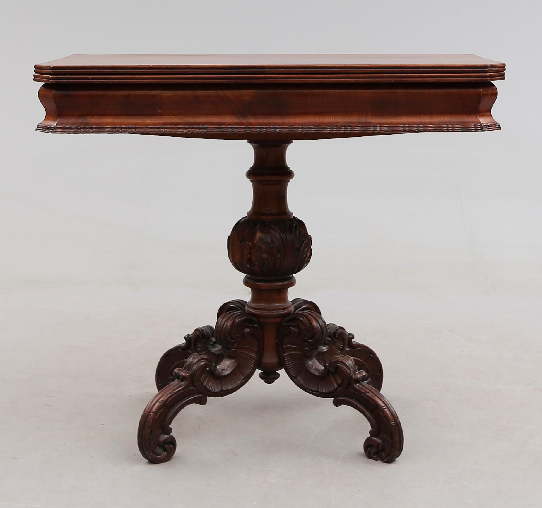 SPELBORD, senempire, 1800-talets mitt.