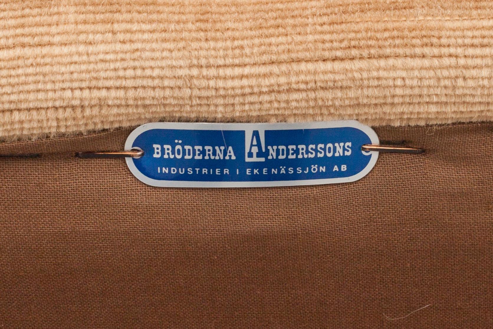 FÅTÖLJER, ett par, Inge Andersson för Bröderna Andersson, Ekenässjön, 1960-tal.