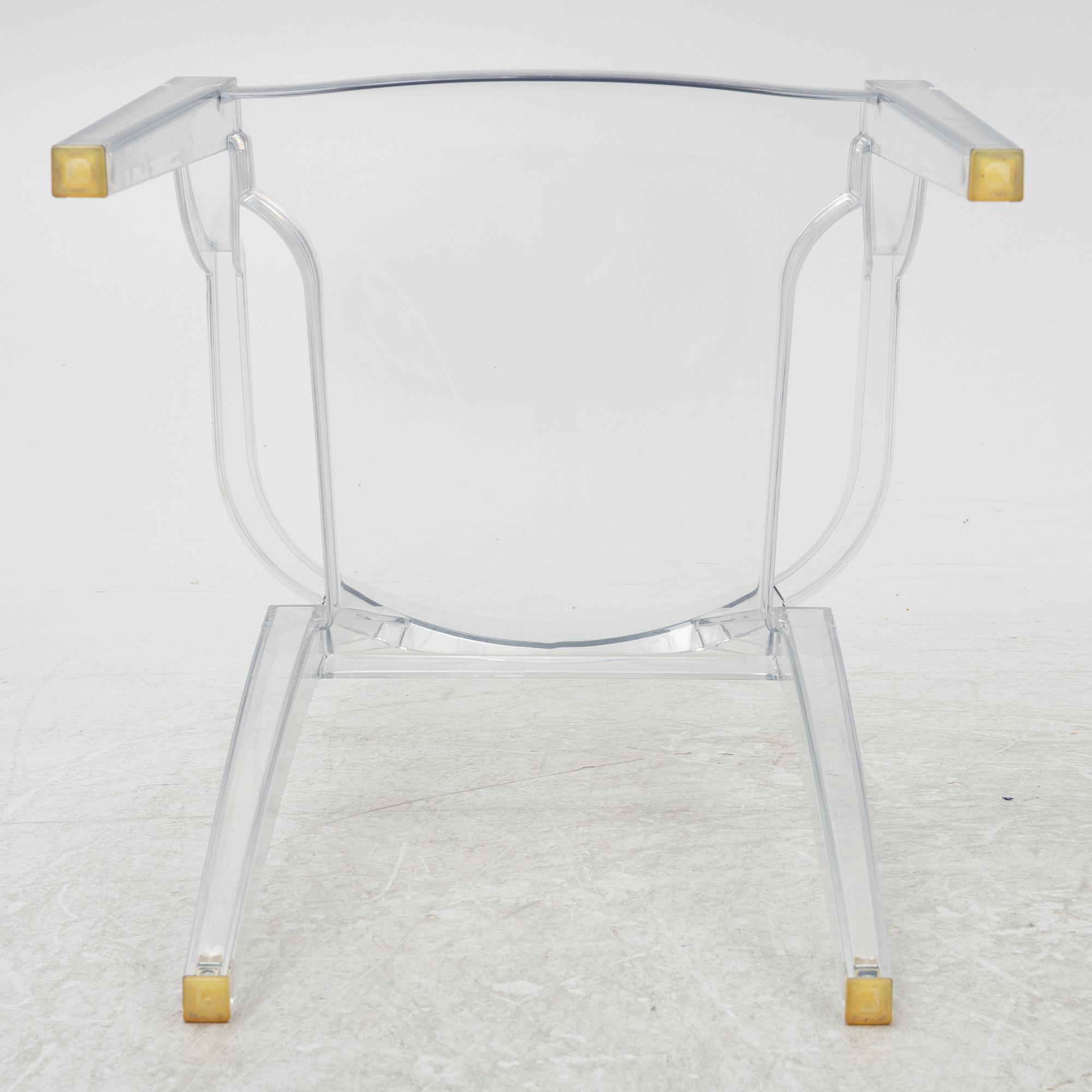 Philippe Starck, six 'Louis Ghost' armchairs, Kartell.