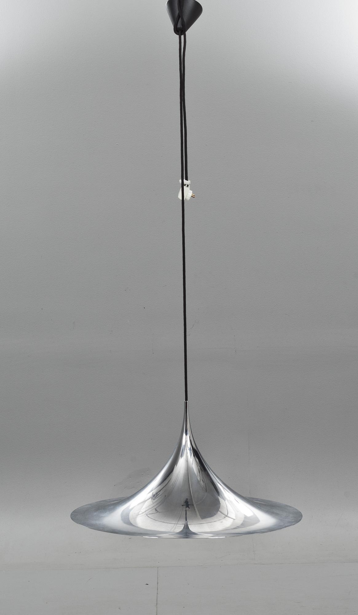 TAKLAMPA, "Semi-Pendel", design Claus Bonderup för Fog & Mörup. Danmark, 1900-tal.