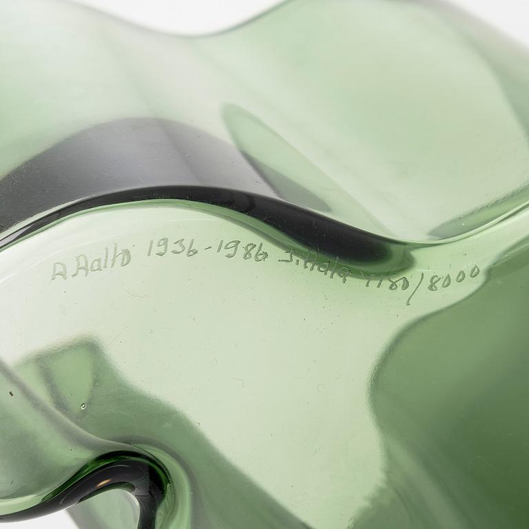 Alvar Aalto, a 'Savoy' 50-year jubilee vase, 3030, signed A. Aalto 1936-1986 Iittala 4180/8000.