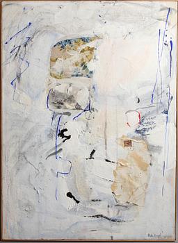 OLLE ÄNGKVIST, collage/blandteknik, sign o dat 61.