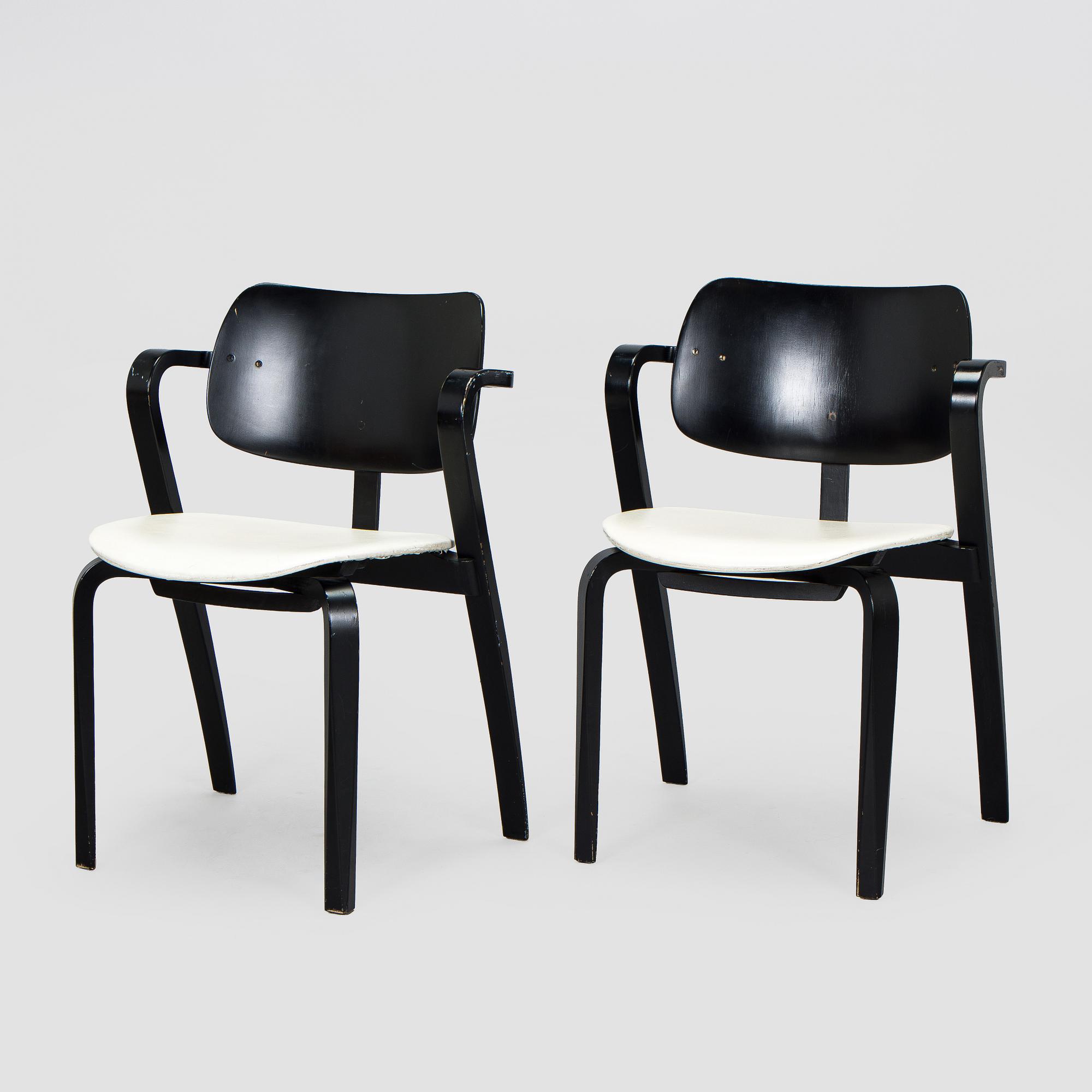 Ilmari Tapiovaara, a set of six 1960s 'Aslak' armchairs for Asko, Finland.