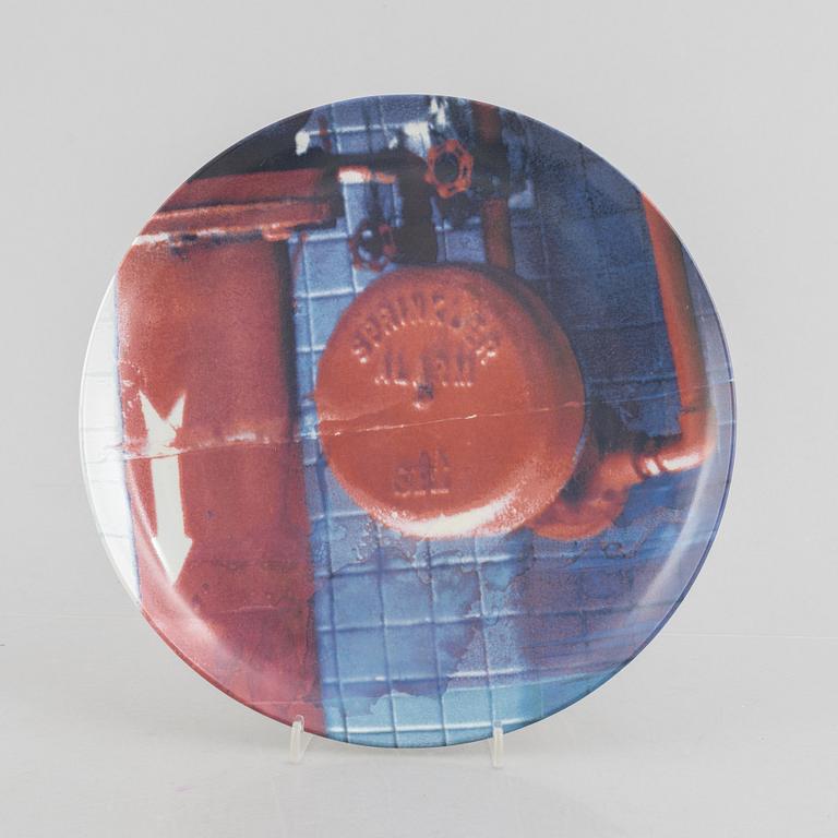 Robert Rauschenberg, tallrikar, 5 st, exclusive edition för Guggenheim Museum, USA, 1997.