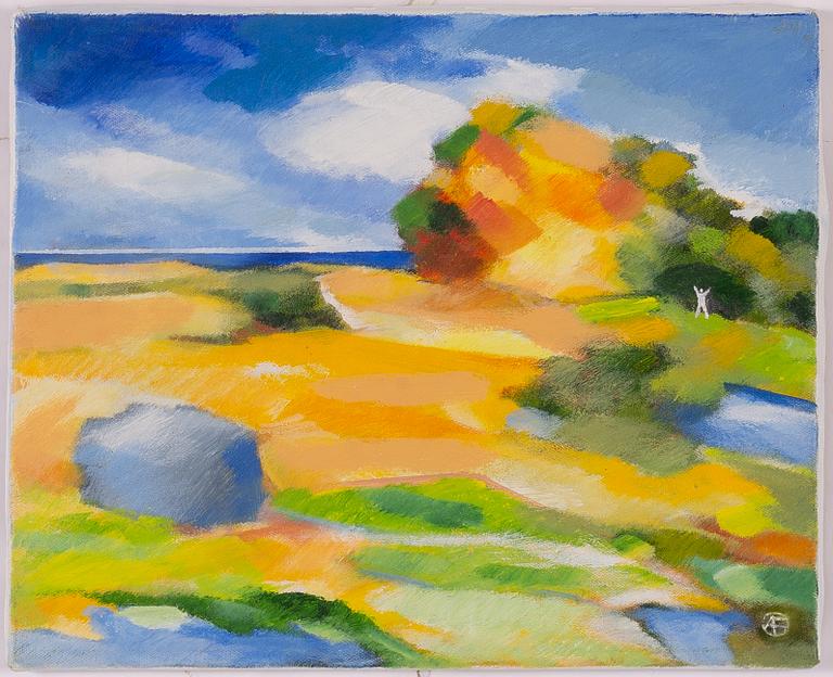 Anita Fröding,  "Höstvandraren".