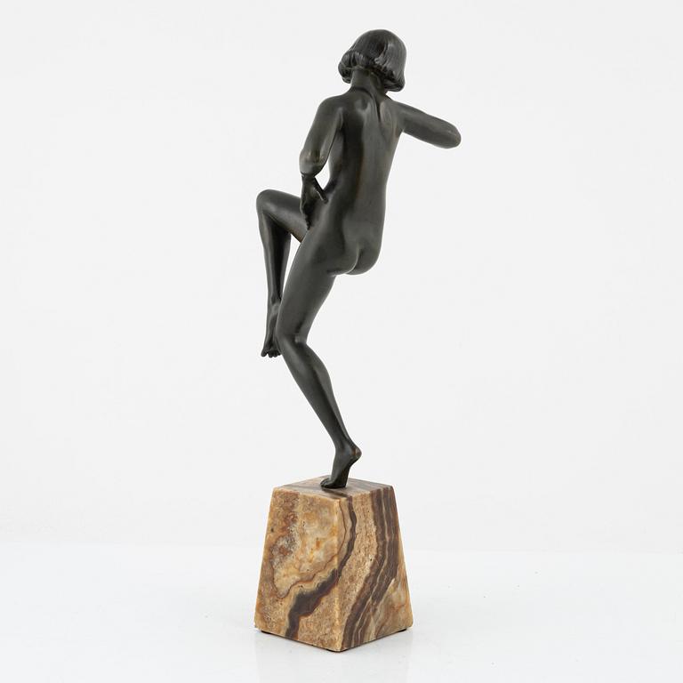 Phillippe Devriez, skulptur, osignerad, brons.