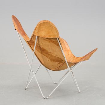 FÅTÖLJ, s.k. "Butterfly-chair", 1970-talets början.