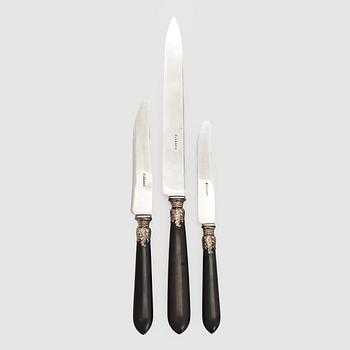 Bordsknivar i chatull, 25 st, Fiskars Aktiebolag 1920-tal.