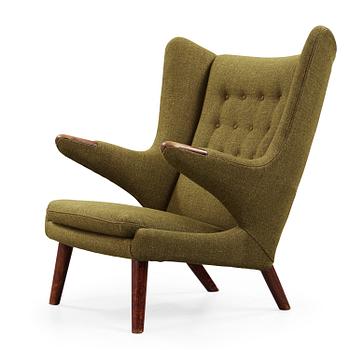 88. A Hans J Wegner 'Papa bear' easy chair, AP-stolen, Denmark.