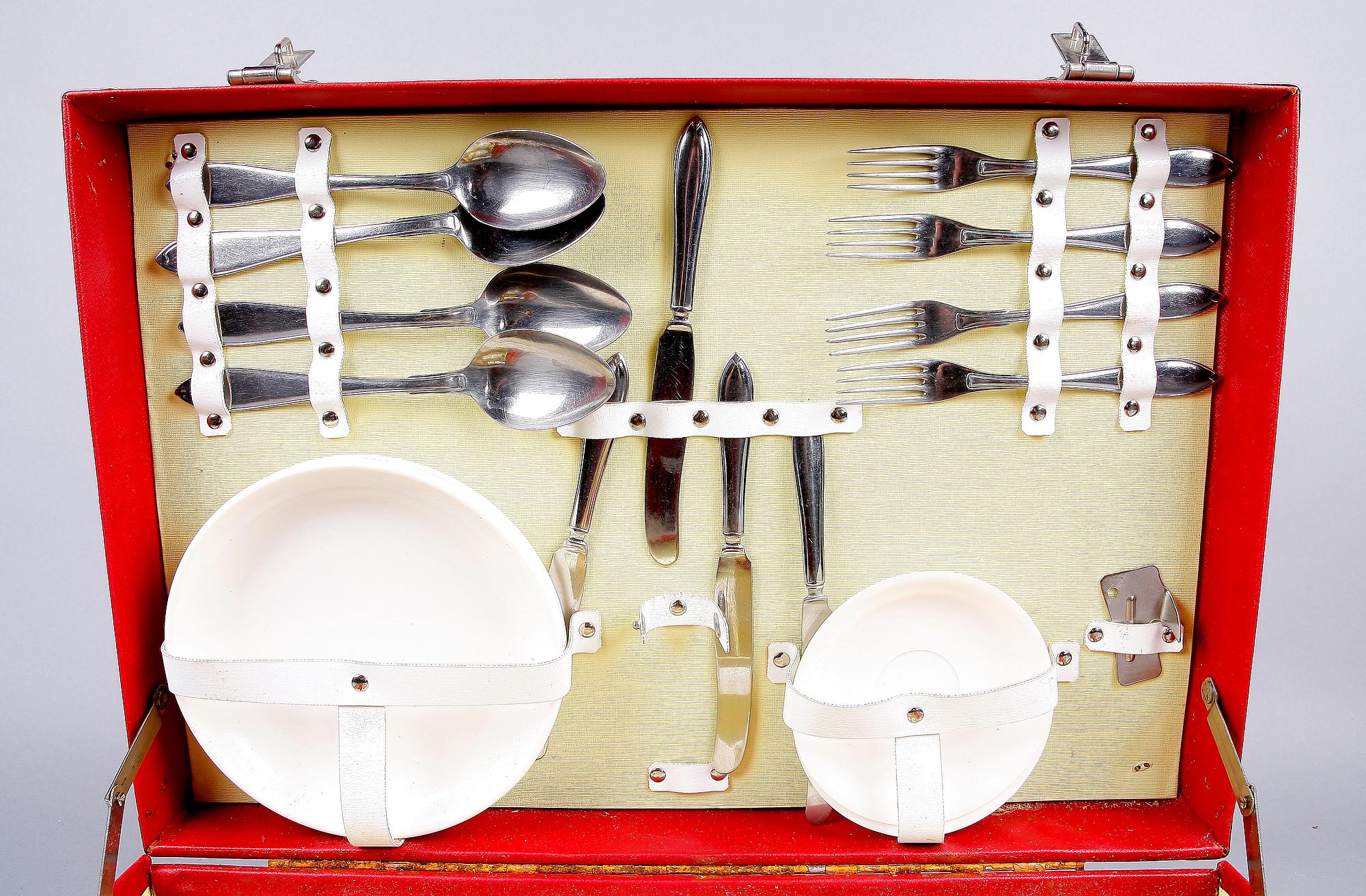 PICKNICKVÄSKA, 1950/60-tal.