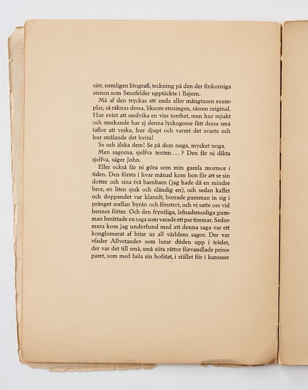 John Bauer, "Troll" 10 litografier i mapp/bok.