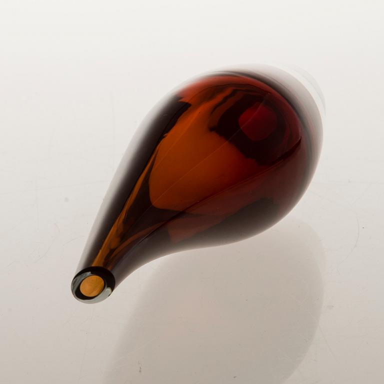 TAPIO WIRKKALA, A Kalanrakko Glass Vase 3299, signed Tapio Wirkkala Iittala.