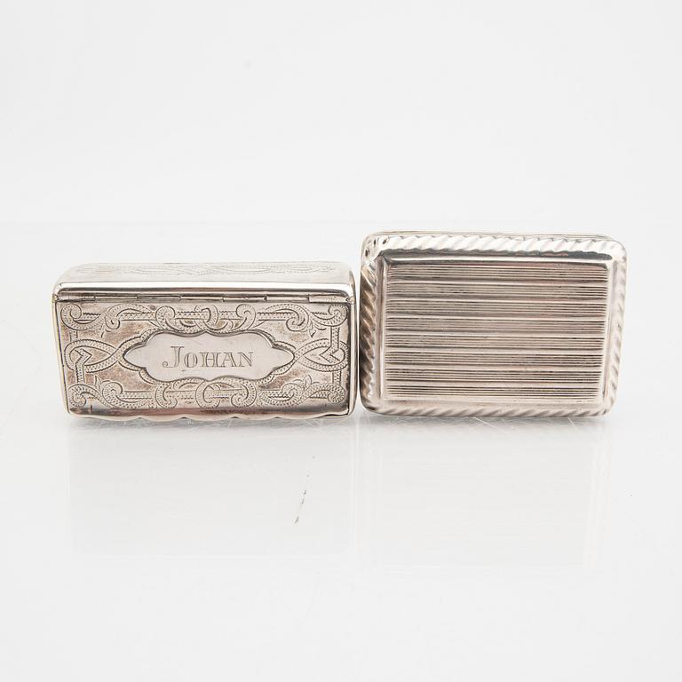 Dosor 4 st silver 1800-tal.