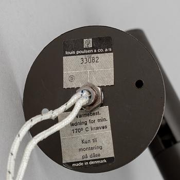 Arne Jacobsen, a pair of 'AJ'-wall lights, Louis Poulsen, Denmark, designed 1959.