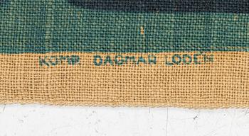 Dagmar Lodén, curtains, a pair, "Thistles", approx. 215 x 132 cm each.