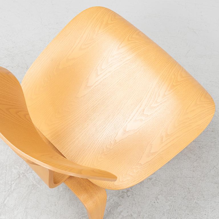 Charles and Ray Eames, an ash 'Plywood Group LCW' chair, Vitra, 2008.