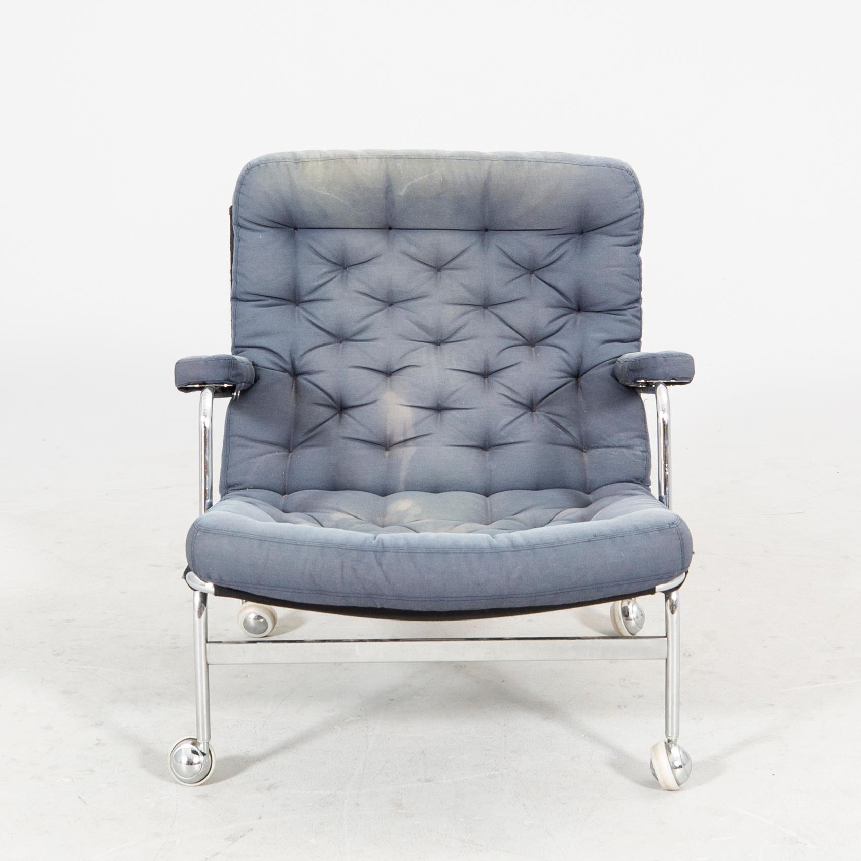 A Bruno Mathsson "Karin" easy chair for DUX alter part of the 20th century.
