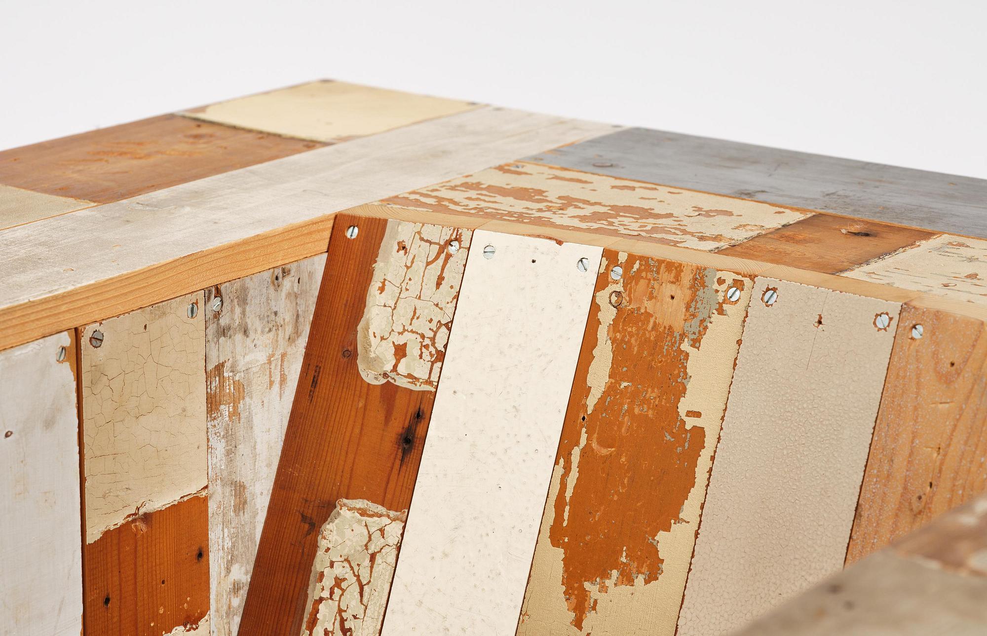 Piet Hein Eek, Armchairs, a pair, “Large Scrapwood Chair”, the Netherlands, after 2008.