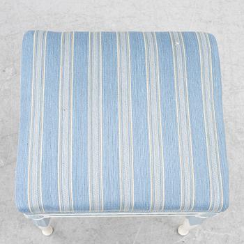 Stools, a pair, Gustavian style, 20th century.