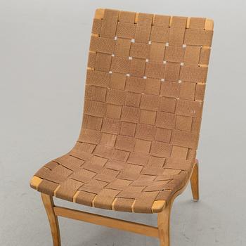 BRUNO MATHSSON, "EVA" ARMCHAIR VÄRNAMO 41.