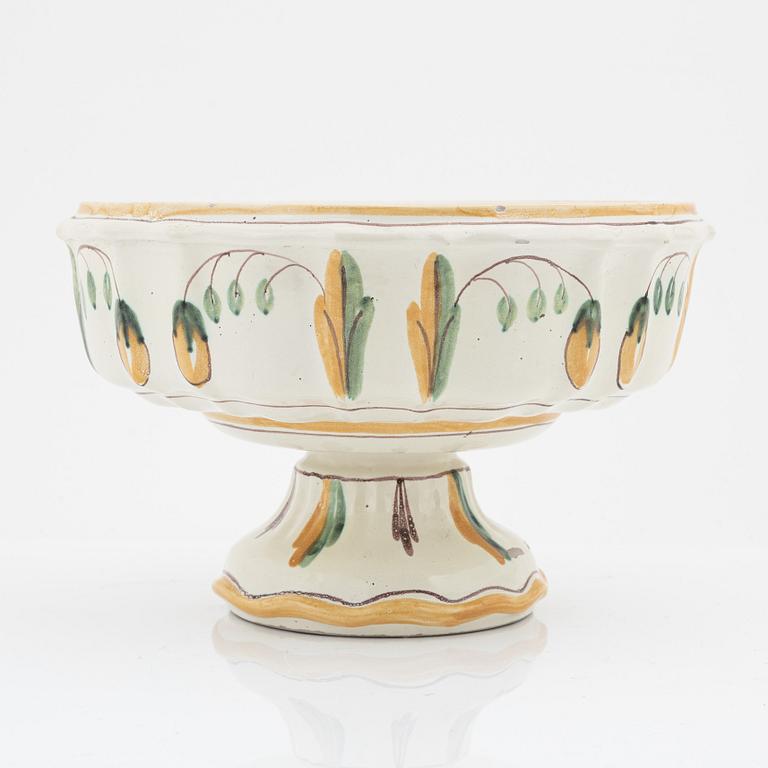 Skål på fot, fajans, Bo Fajans, 1920-tal.