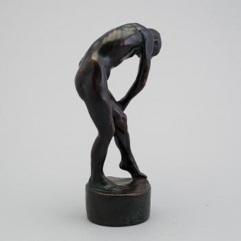 TORE STRINDBERG, bronze sculpture, signed. Height 25.5 cm.