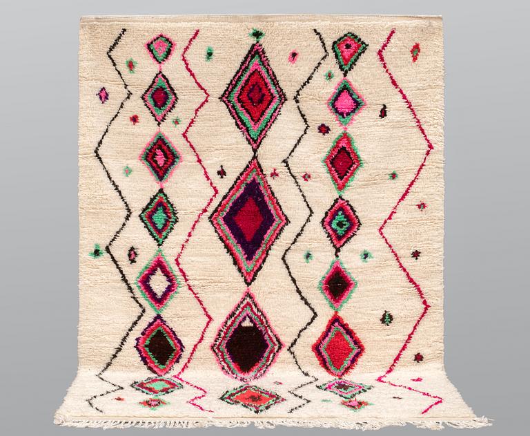 A Moroccan carpet, 275 x 168 cm.