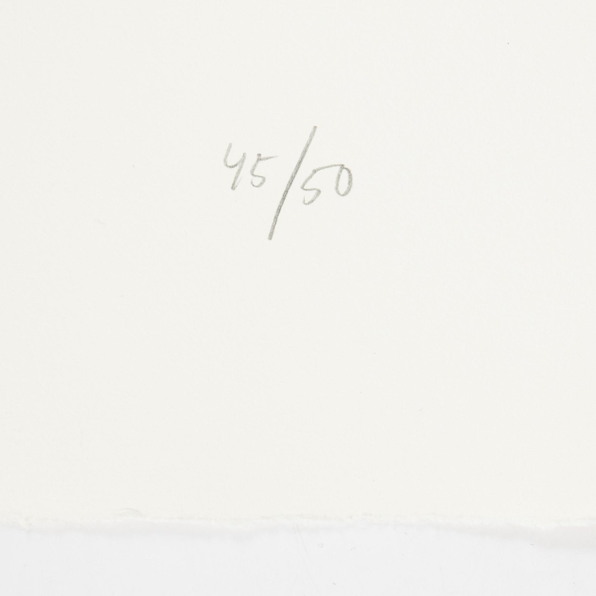 Jan Håfström, etching in colours, 2020, signed 45/50.