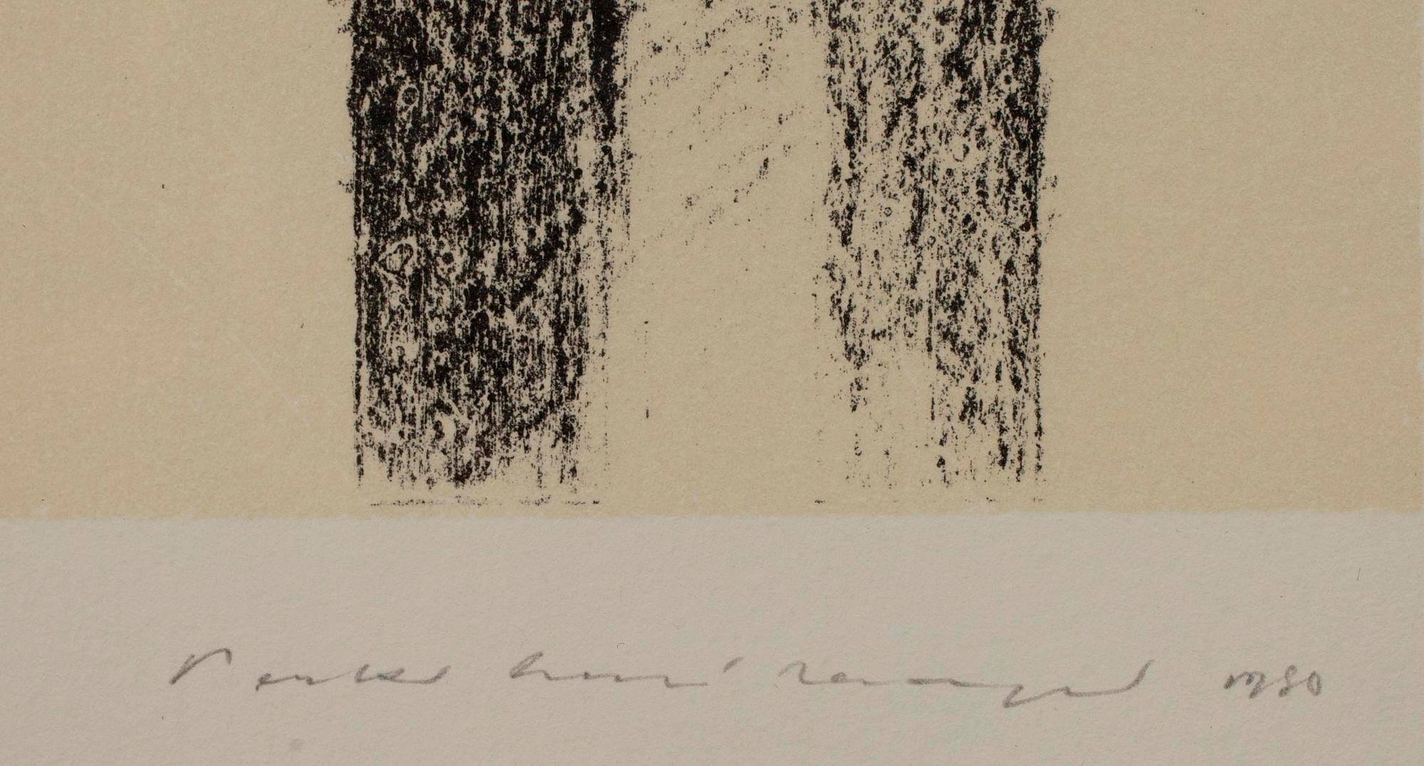 PENTTI LUMIKANGAS, litografi, XII/XV epreuve dártiste, sign. och dat. 1980.