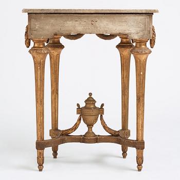 Konsolbord, Stockholmsarbete från 1700-talets andra hälft, Gustavianskt.