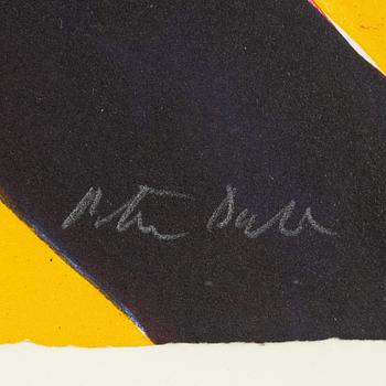 Peter Dahl, lithograph in colours, signed Peter Dahl and numbered 298 x 375 in pencil.