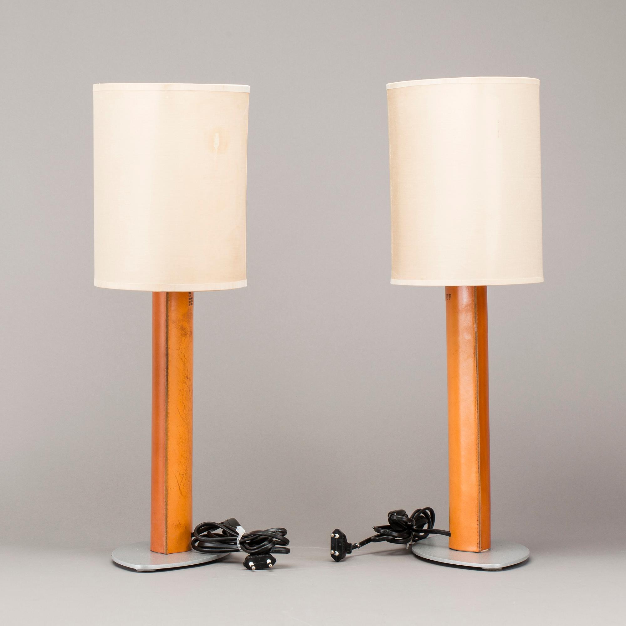 BORDSLAMPOR, ett par, Taller Uno Serena. Spanien.