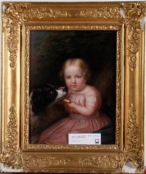 WAHLBERGSON, ERIK, olja på duk. Signerad EW.