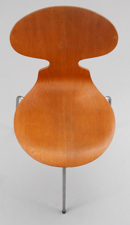 STOLAR, 6 st, "Myran", Arne Jacobsen, Fritz Hansen, första upplagan 1950-tal.