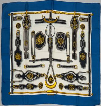 Hermès, a 'Harnais des Présidents' scarf.