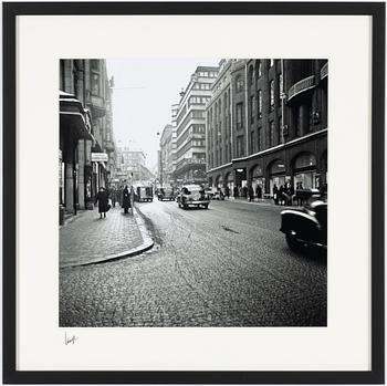 Åke Lange, "Hamngatan 1930/40-tal".
