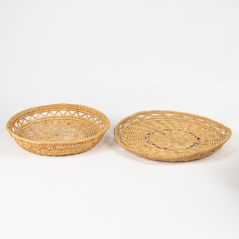 Five root dishes.