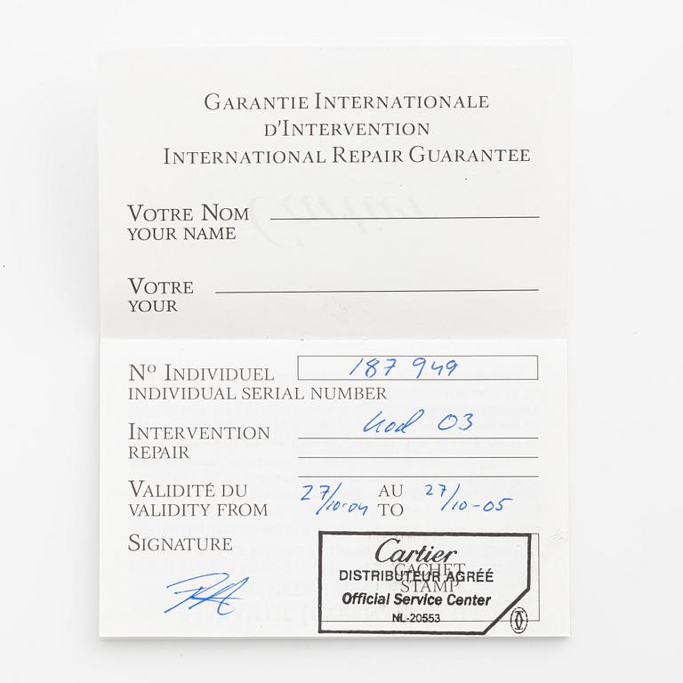 Cartier, Panthère, armbandsur, 21,5 x 21,5 (30) mm.