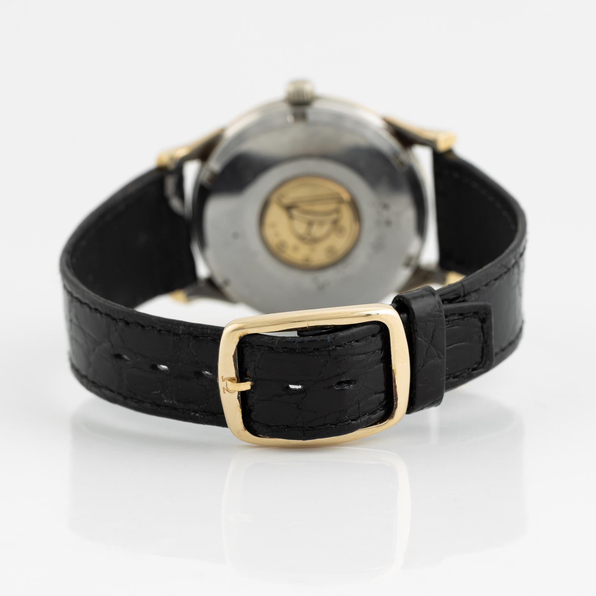 Omega, Constellation, Chronometer, "Pie-Pan", wristwatch, 34 mm.
