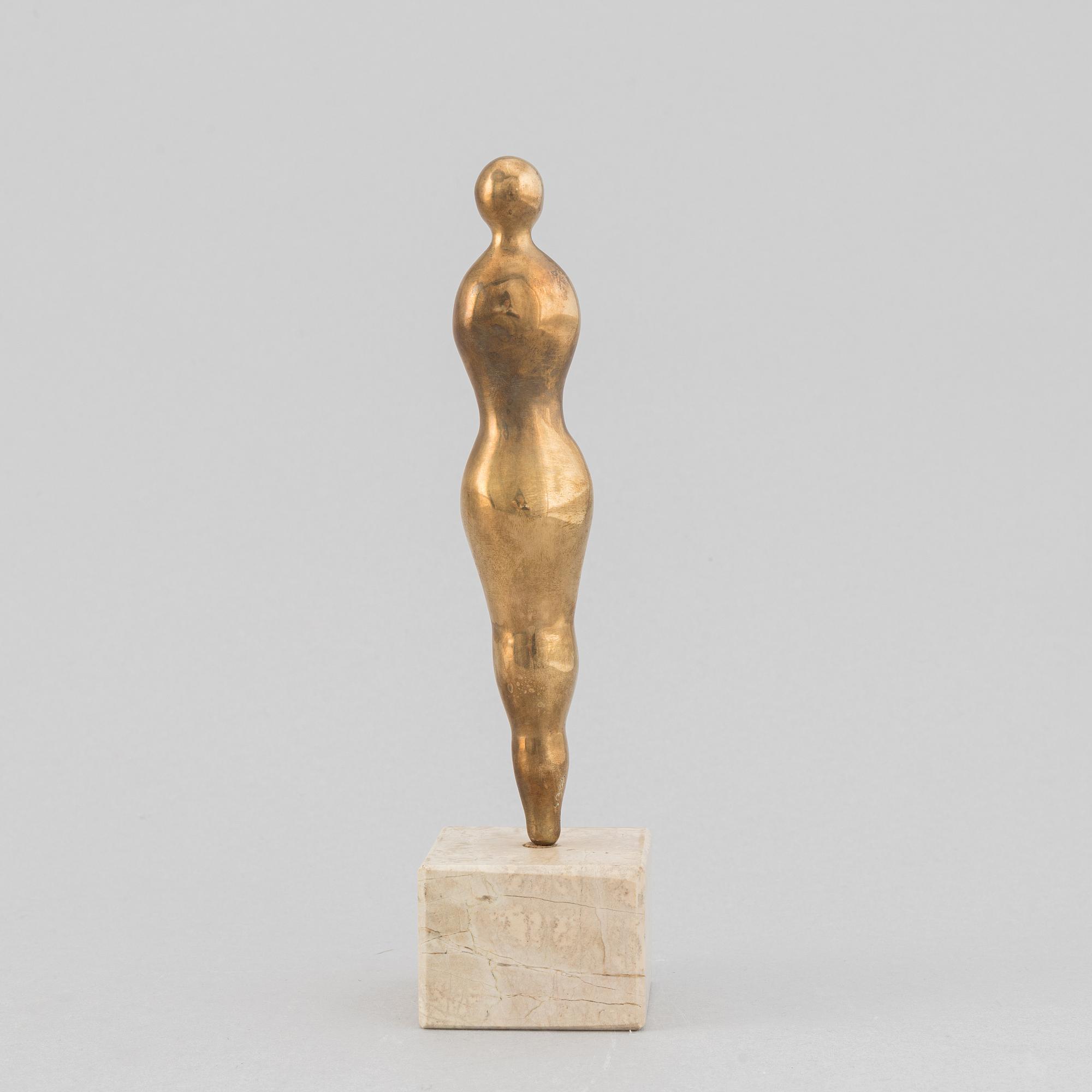 Jan Naliwajko, skulptur, brons, signerad Naliwajko och daterad 1983.