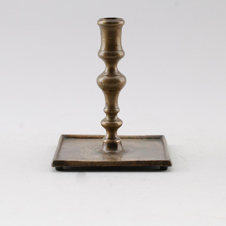 LJUSSTAKE, mässing, 1500-tal.