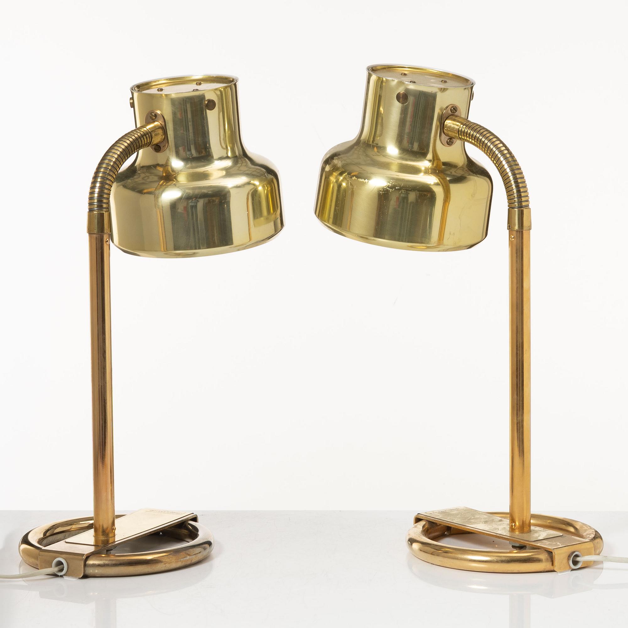 Anders Pehrson, table lamps, a pair, "Bumling", Ateljé Lyktan, Åfors.