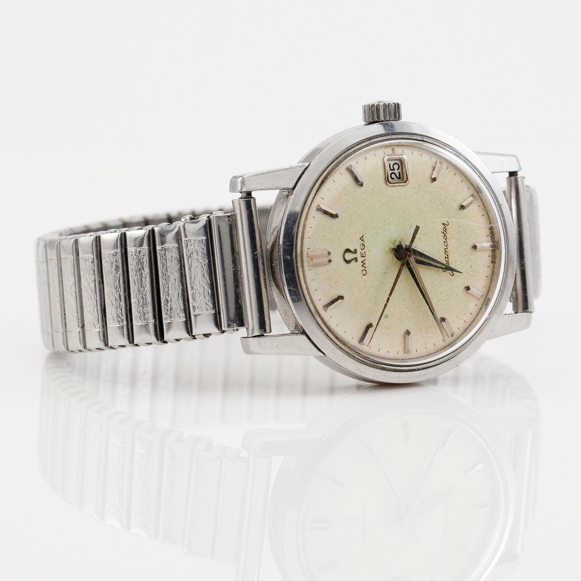 ARMBANDSUR, stål, Omega Seamaster.