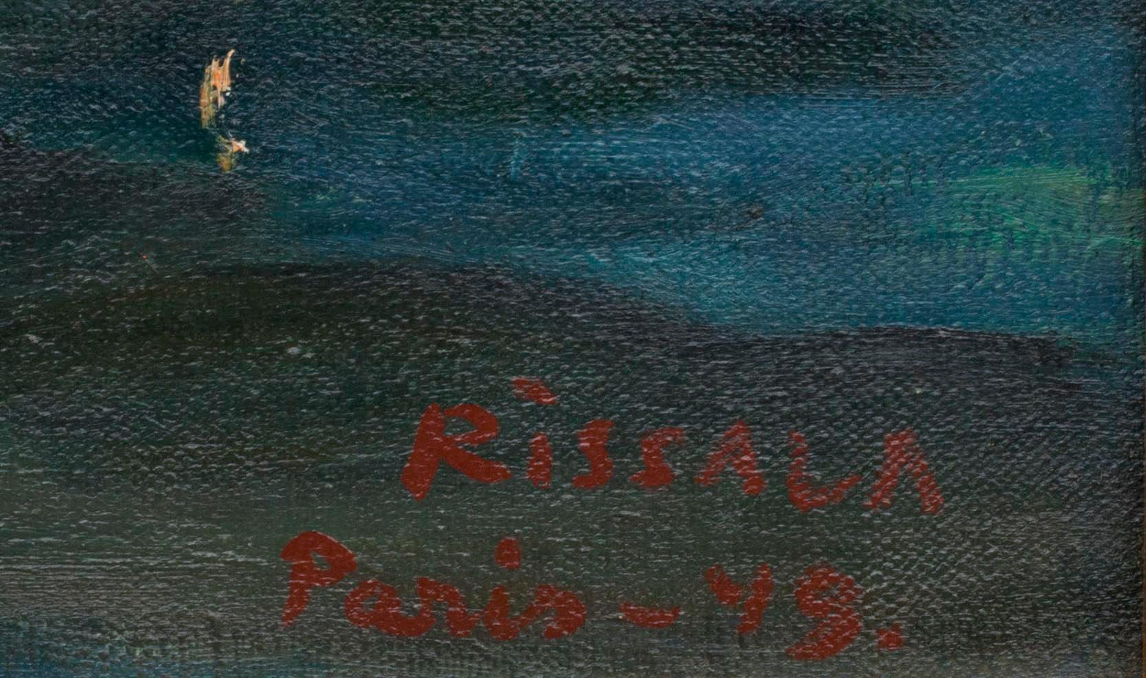 KAAPO RISSALA, olja på duk, signerad samt daterad 1949.