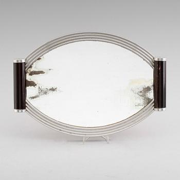 SALLADIÄR, metall och glas, art déco.