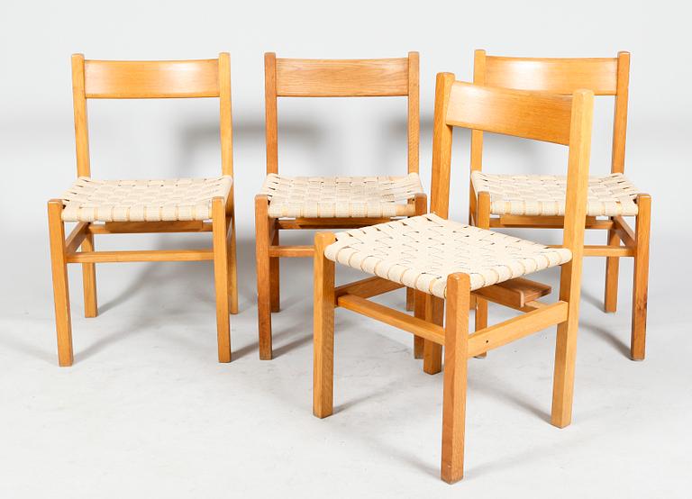 STOLAR, 8 st, etikettmärkt Andrées Fabriks AB, Ruda.