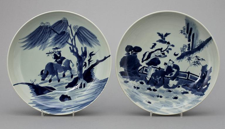 FAT, 8 st, porslin, Kina, 1900-tal.