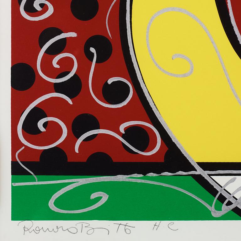 ROMERO BRITTO, silkscreen, signed with pencil and numbered HC.