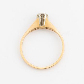 Small eight cut diamond ring.